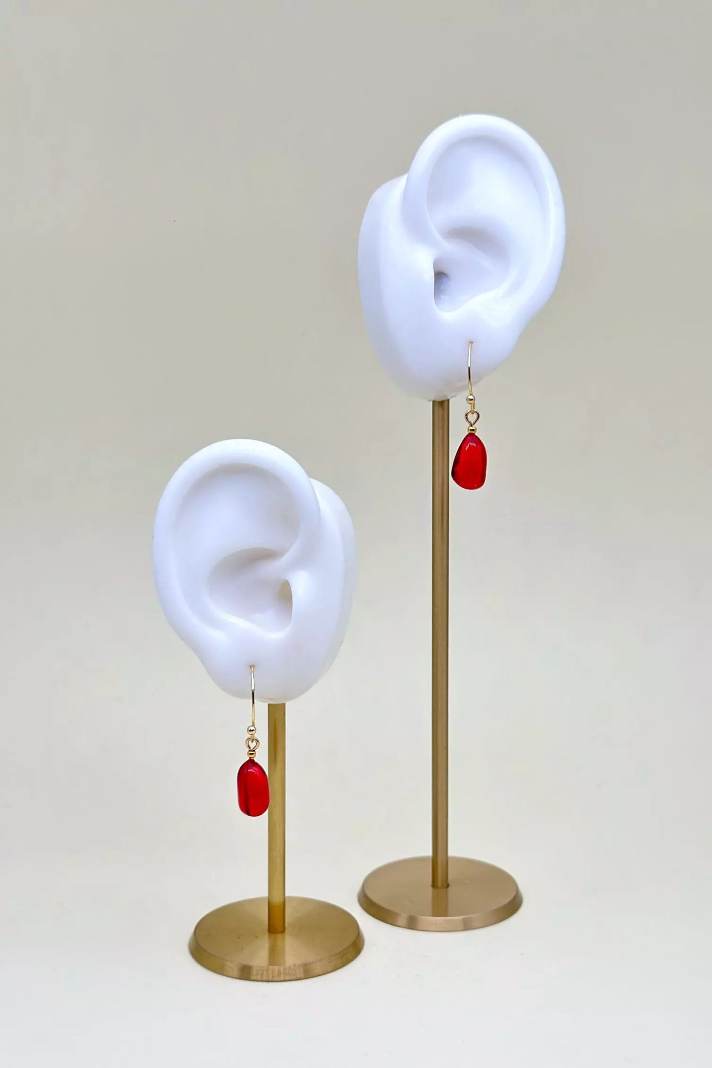 Pomegranate Arils Earrings for Women ,  Handmade resin earrings,  Wearable Artwork by ioArtStudio